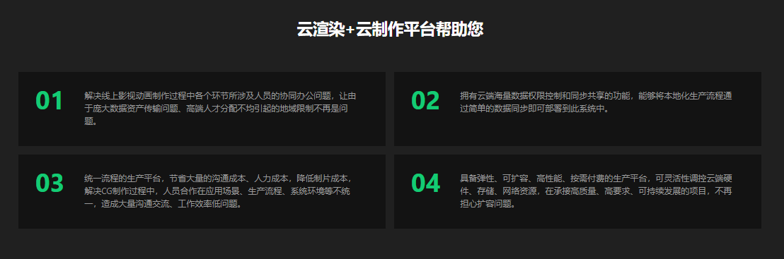 瑞云渲染的功能截图