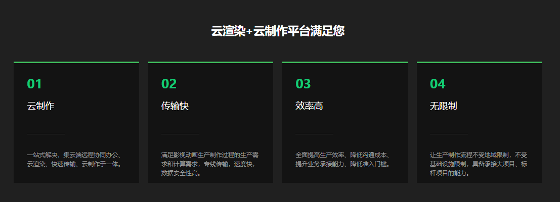 瑞云渲染的功能截图