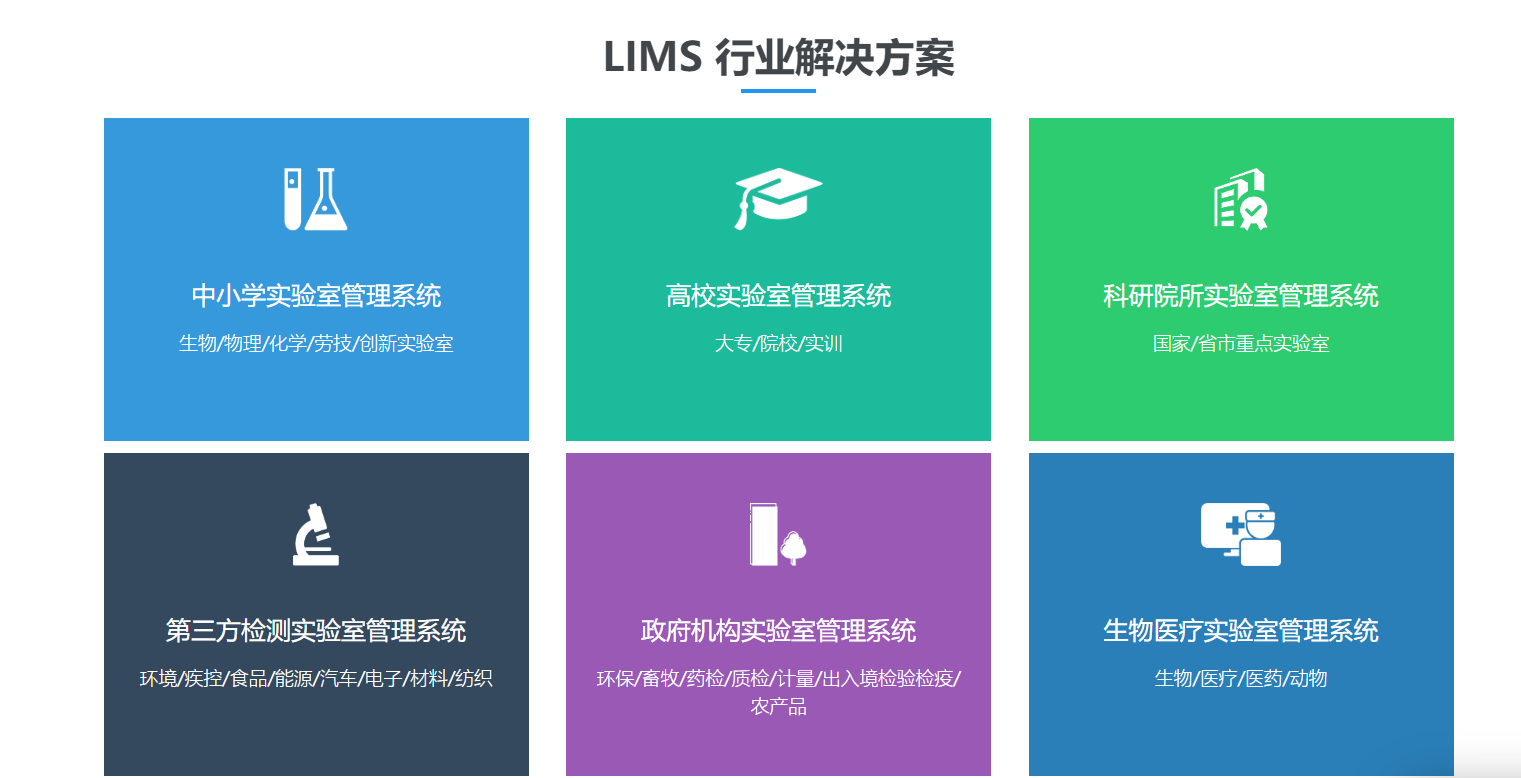 盛元广通LIMS的功能截图