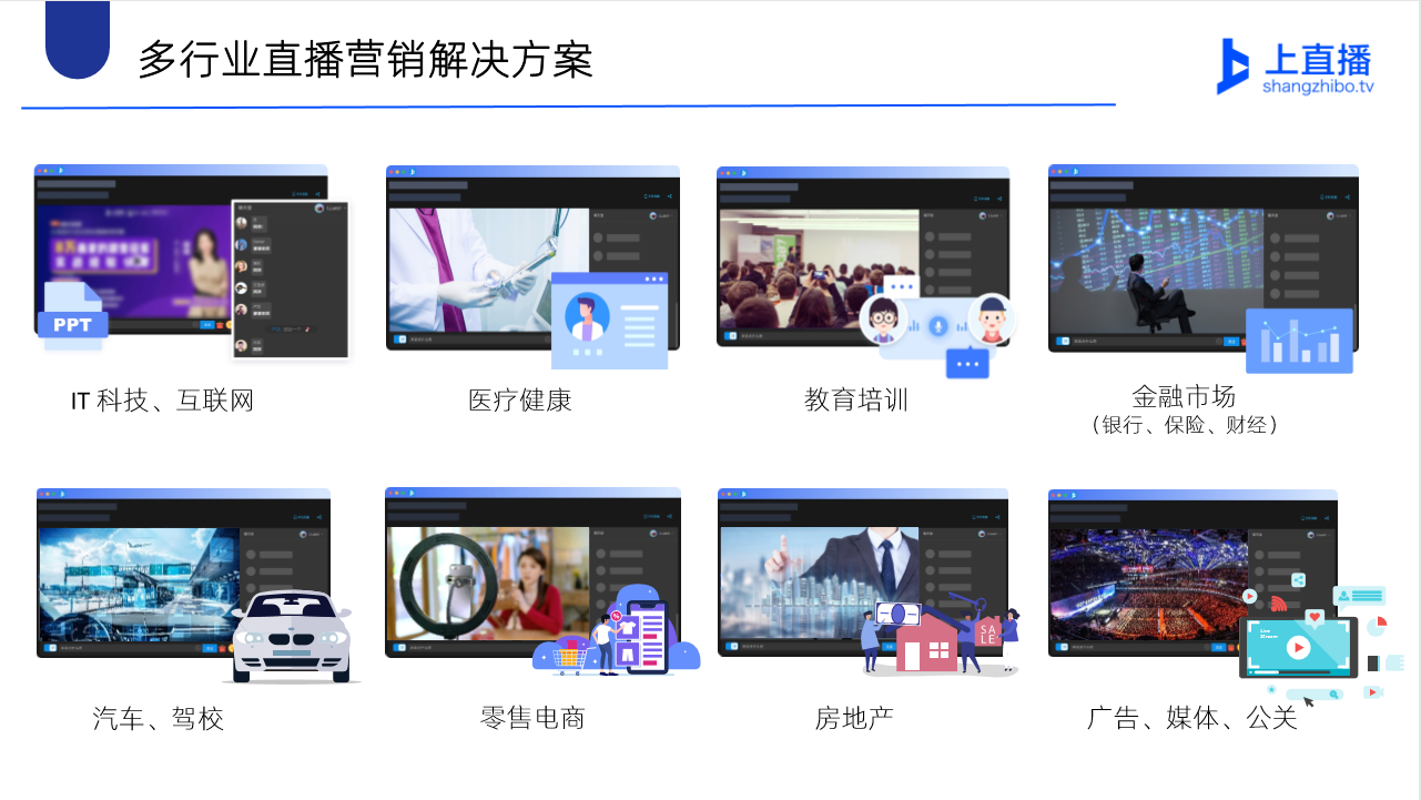 上直播的功能截图
