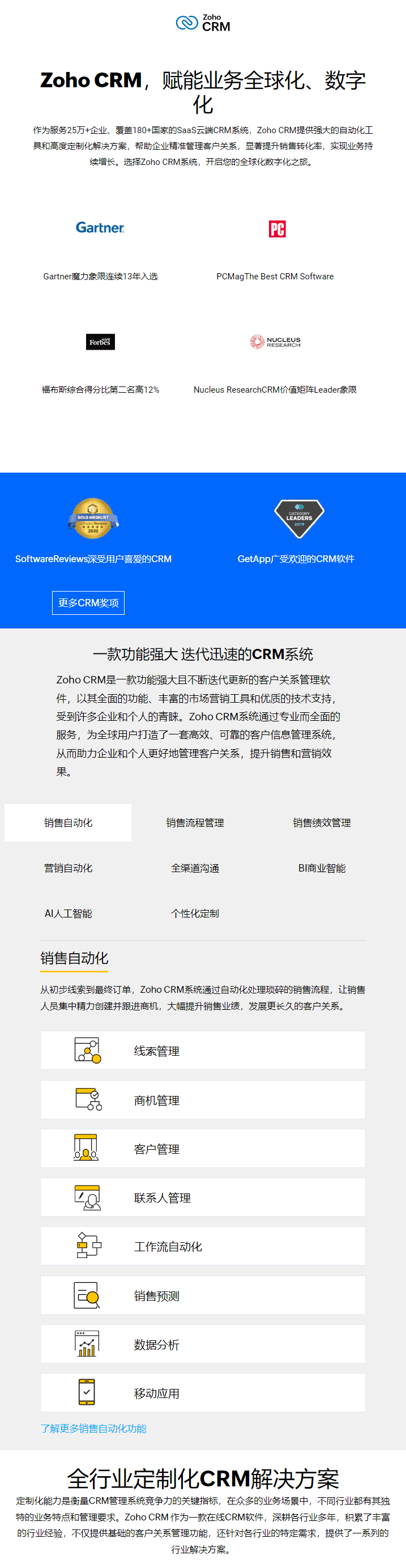 Zoho CRM