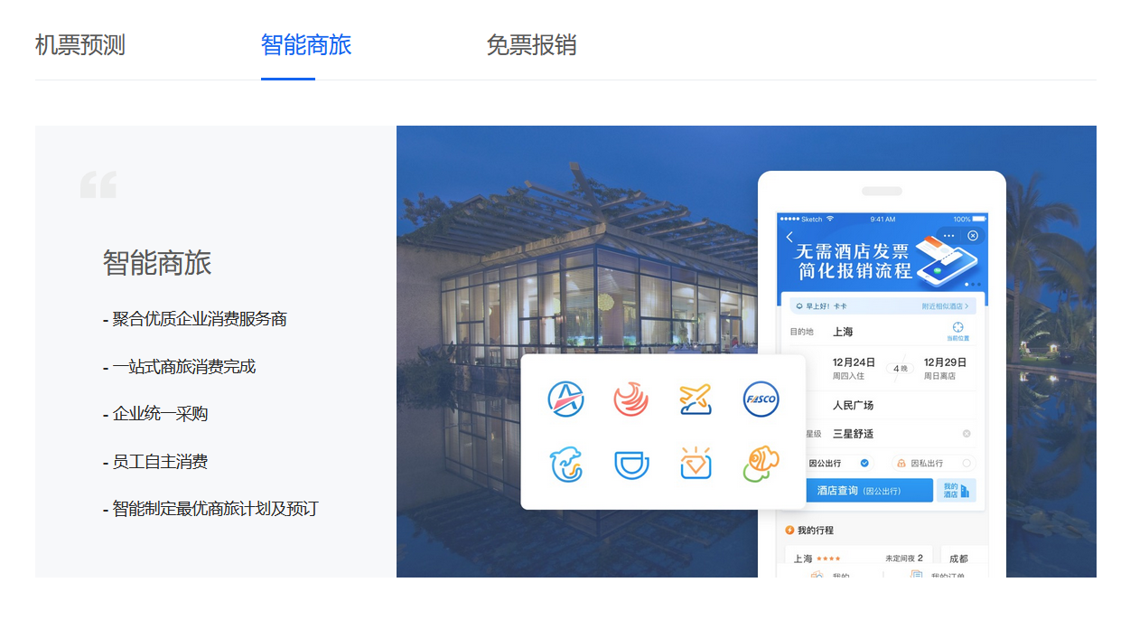 HELIOS汇联易的功能截图