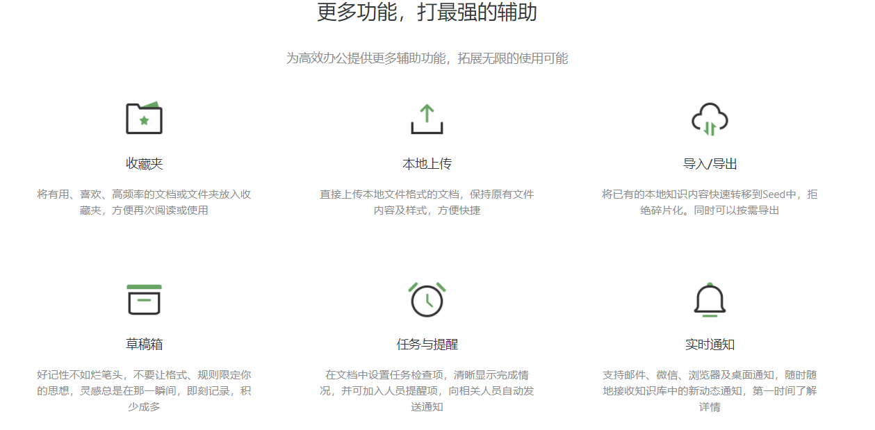 Seed的功能截图