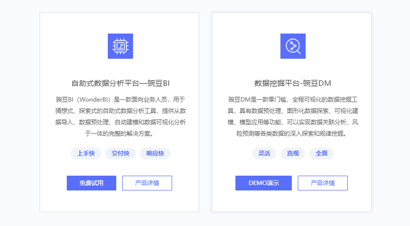 亿信华辰的功能截图