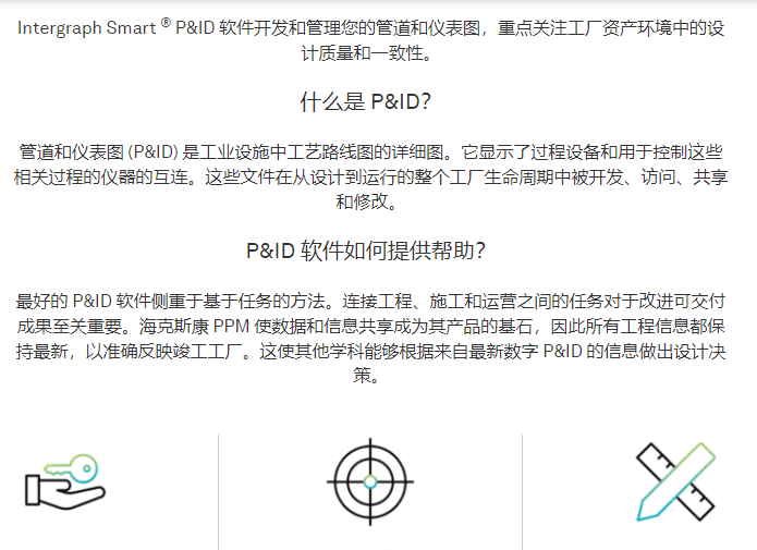 Intergraph Smart P&ID的功能截图